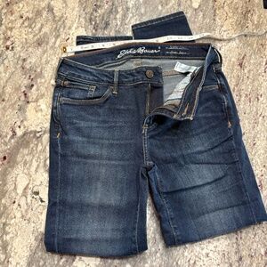 Eddie Bauer Women's Size 8 Slightly Curvy Skinny Ankle Jeans